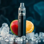 Close-up of the Bar Salt 6000 vaping device showcasing its sleek design and vibrant flavor options